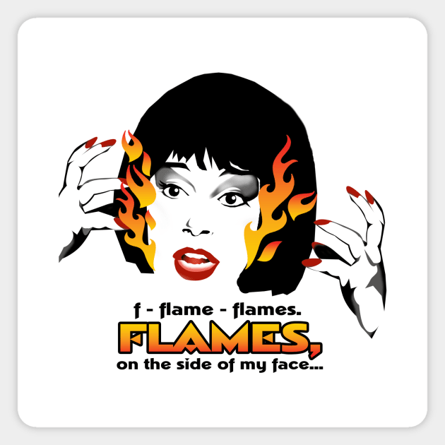 FLAMES Sticker by The iMiJ Factory